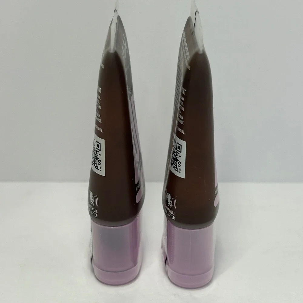 NYX Bare With‎ Me Blur Blurring Tint Foundation 24 Java 1.01oz Lot of 2 NEW